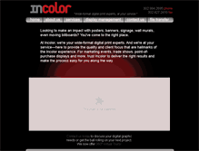 Tablet Screenshot of incolordigital.com